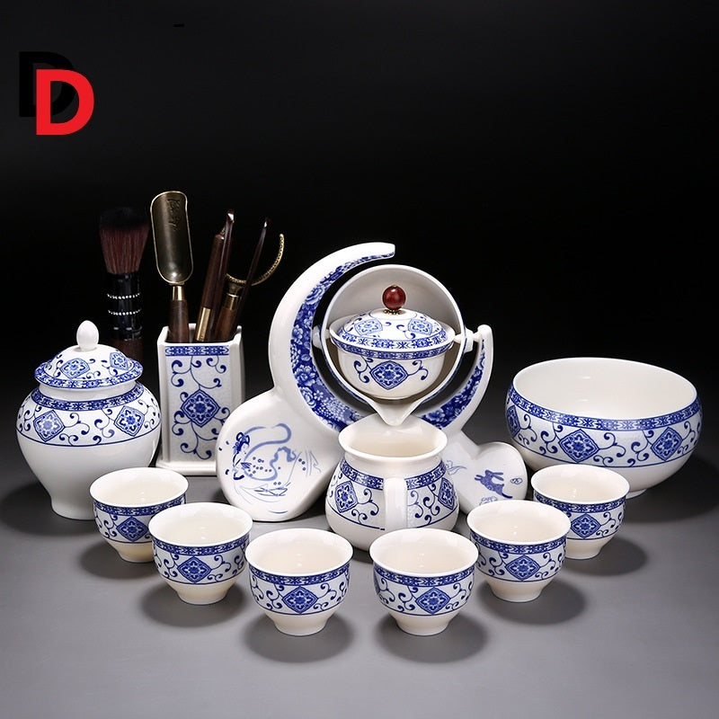 Blue And White Ceramic Creative Teapot Teacup Set - Kung Fu Tea Set Porcelain