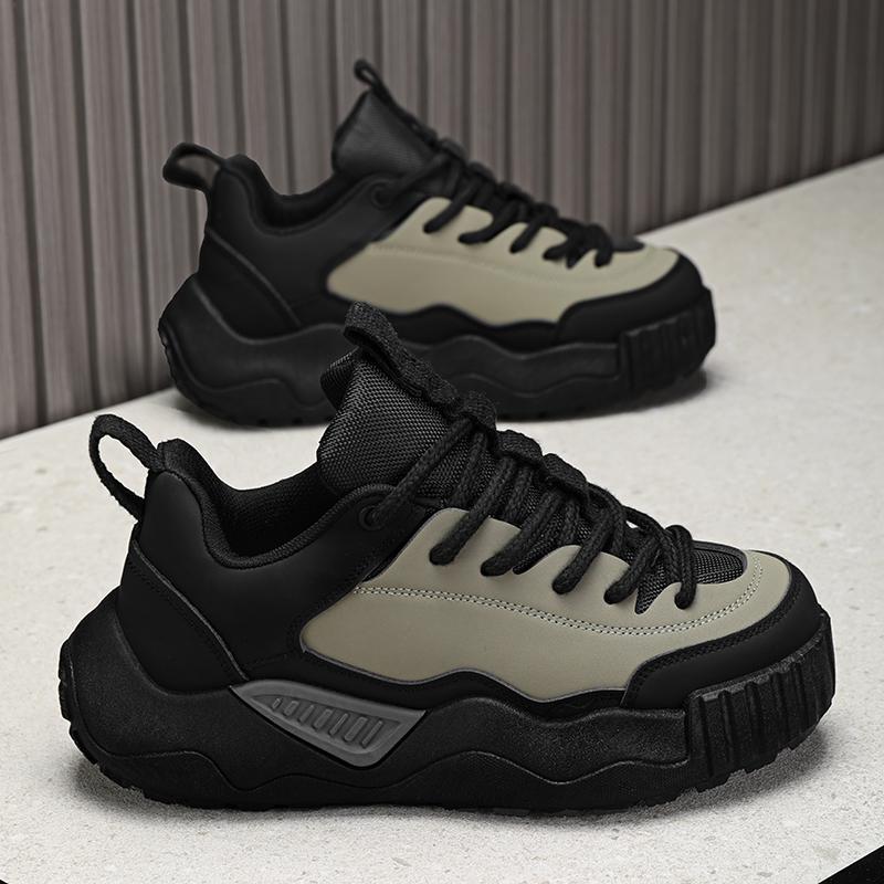 Male Leather Platform Fashion Casual Shoes