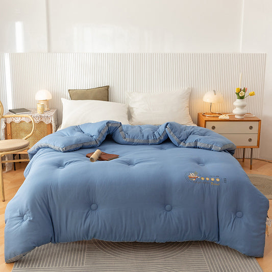 Three-dimensional Washed Cotton Spring And Autumn Quilt Single Student - Ginger Sleep Aid