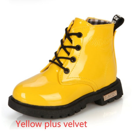 Boys' Martin Boots - Children's Korean Style Short Boots Red