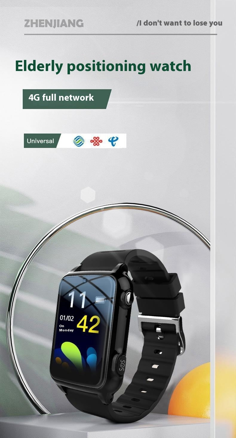 Elderly 4G Smart Watch - GPS Positioning Anti-Lost