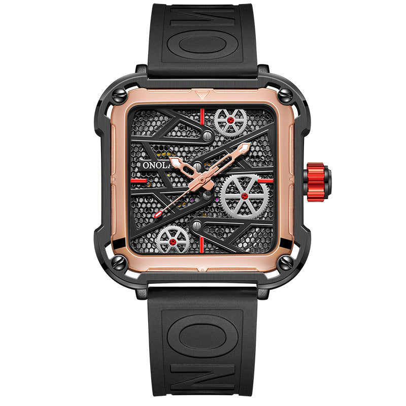 ONOLA Men's Hollow Automatic Watch - 44mm Luxury