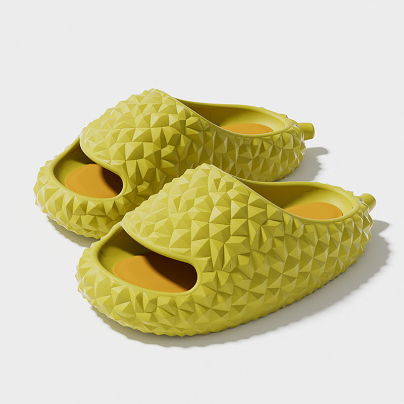 Durian Slippers Unique Design Peep-toe Home Shoes - Cute Bathroom Slippers