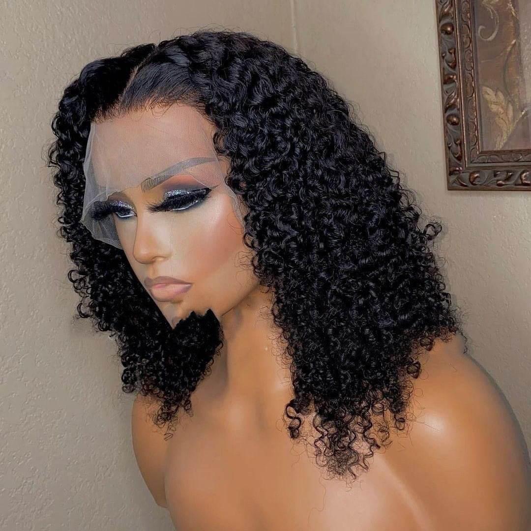 Burmese Long Curly Human Hair Headgear - Millivan supplies