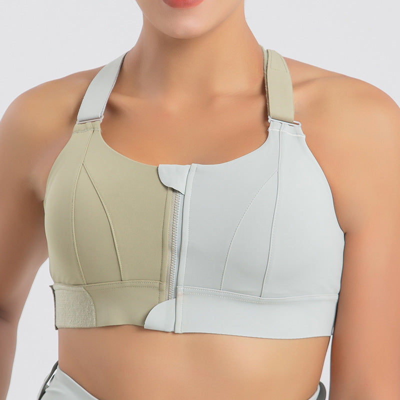 Plus Size Front Zipper Seamless Push-Up Bra - Wireless Comfort & Support