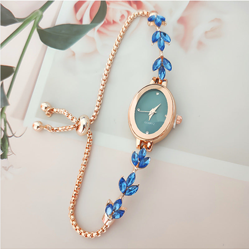 Wheat Diamond Women's Watch - Free Adjustment