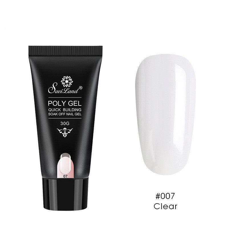 Quick Extension Crystal Gel Nail Set - Camouflage Pink 010