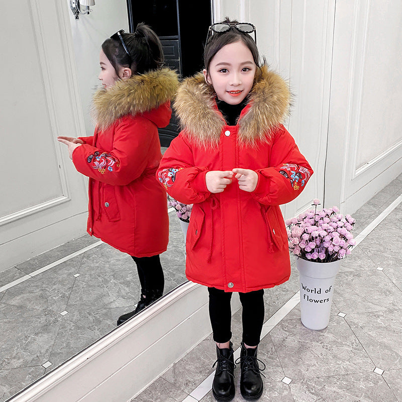 Children's Warm Winter Coat - Yellow Insulated Jacket