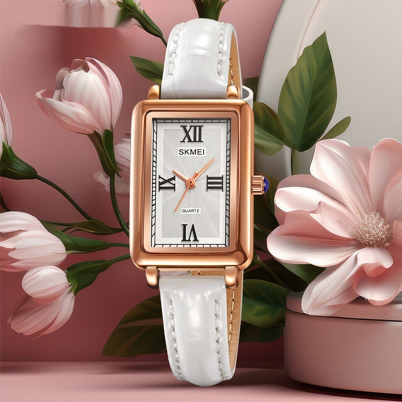 Rectangular Retro Women's Watch - Waterproof Leisure