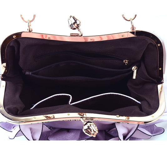 Lady Flower Leisure Bag Fashionista Sweet Fashion Handbags - Korean Style