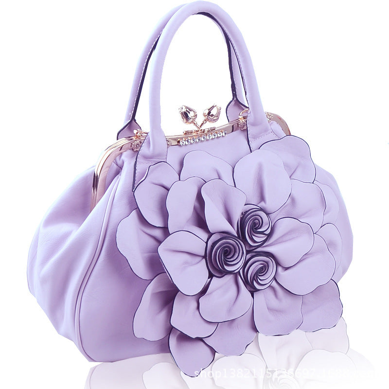 Lady Flower Leisure Bag Fashionista Sweet Fashion Handbags - Korean Style