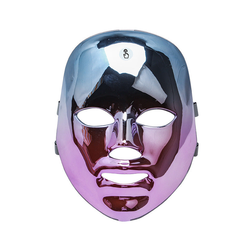 LED Rechargeable Face Mask Acne And Freckles Led Color Light Mask - Skin Rejuvenation Beauty Instrument 23×19.5×13.5cm