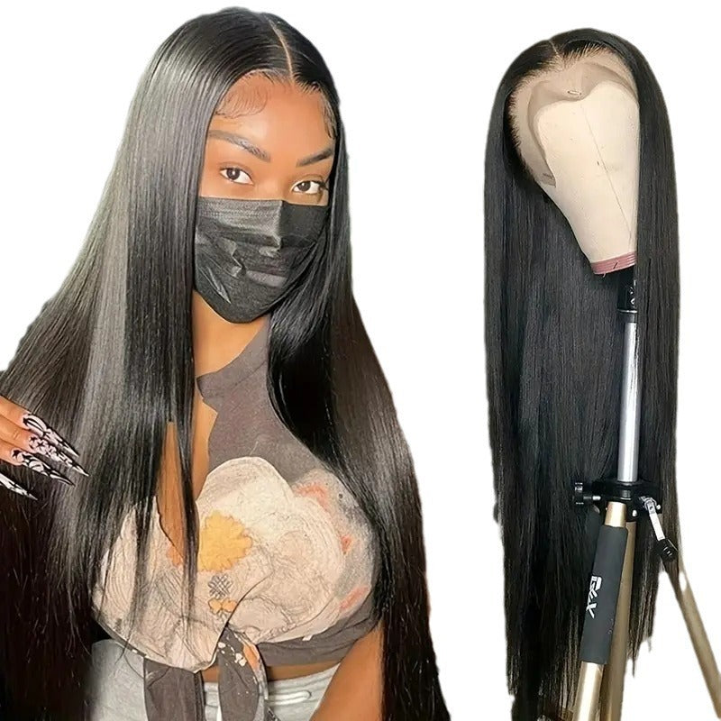 Women's Fashion Wig - Adult Front Lace Mid-Length Straight Hair