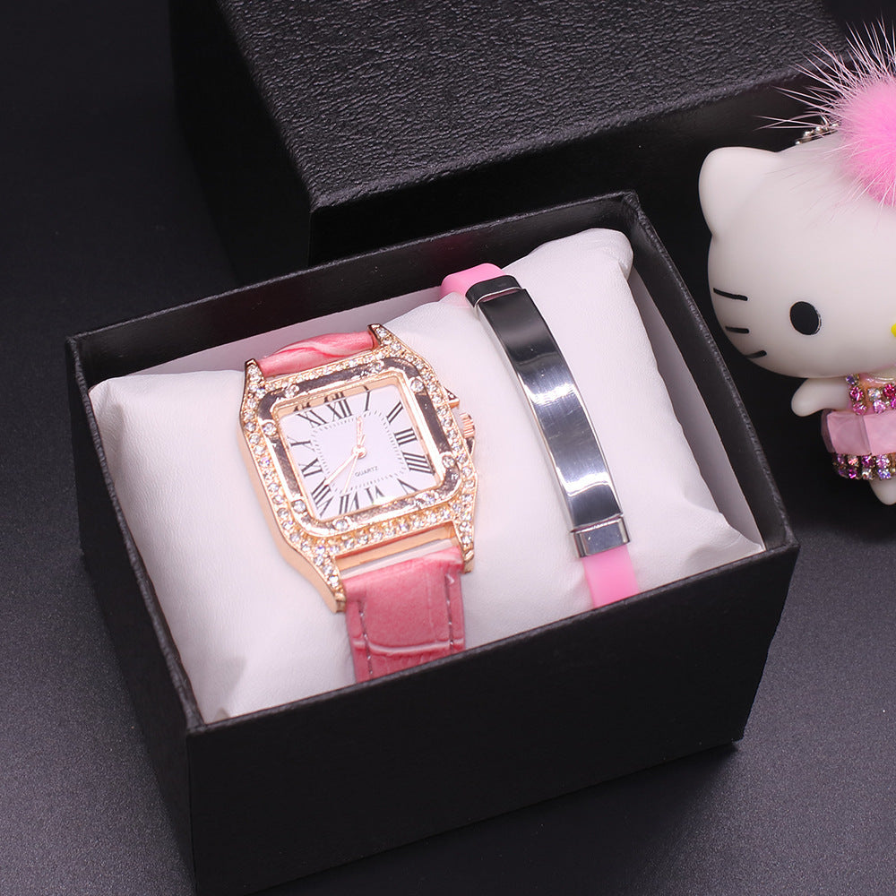 Ladies Fashion Personality Silicone Bracelet Set