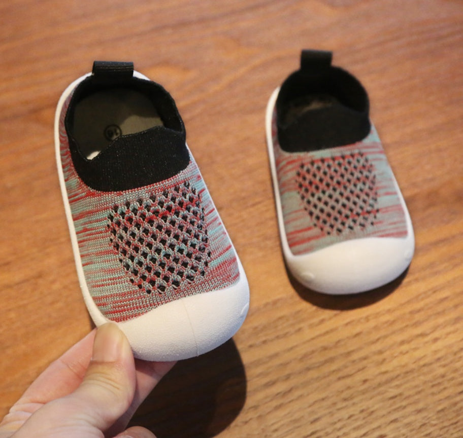 Unisex Baby Toddler Shoes - Soft Bottom Red Shoes for Toddlers