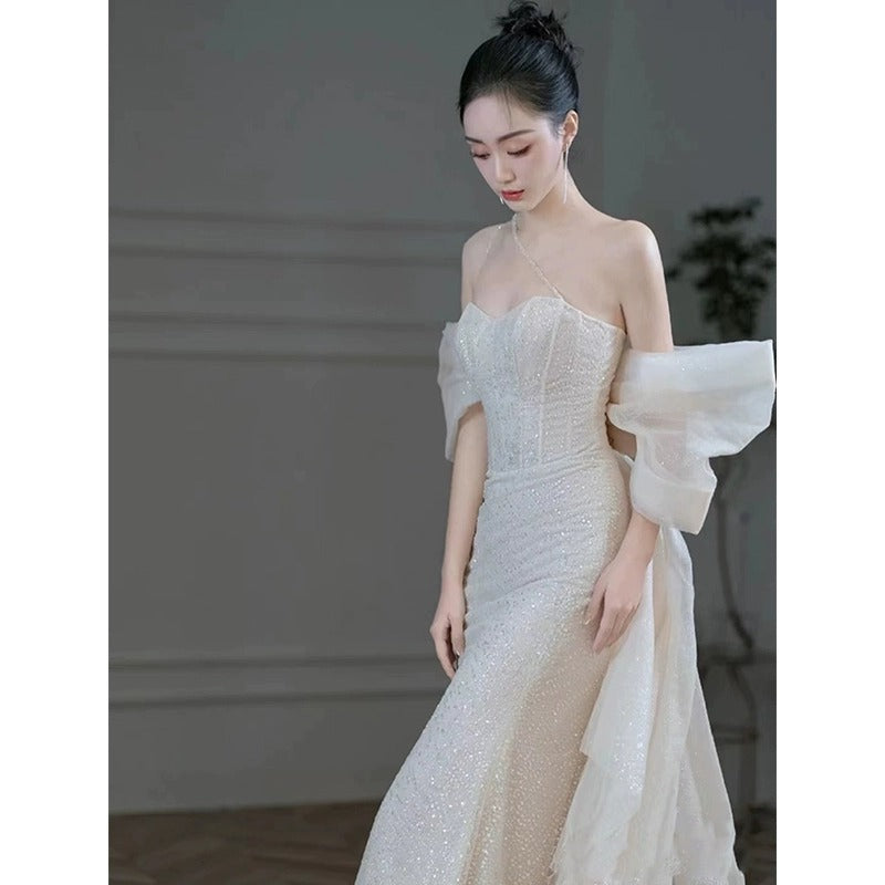 The Sable Fishtail Bridal Gown