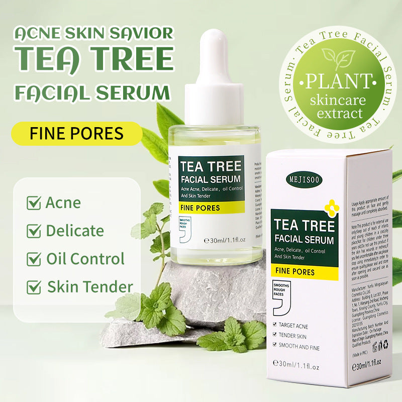 Tea Tree Facial Serum Nourishing Moisturizing Facial Liquid 30ml