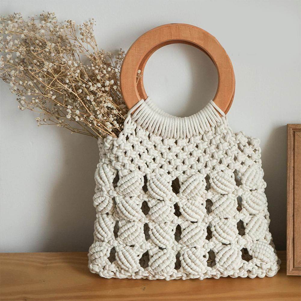 Fashion cotton rope straw women bags - Millivan supplies