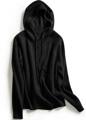 Lazy Loose Hoodie Knit Sweater With Wool Hoodie Backing - Millivan supplies