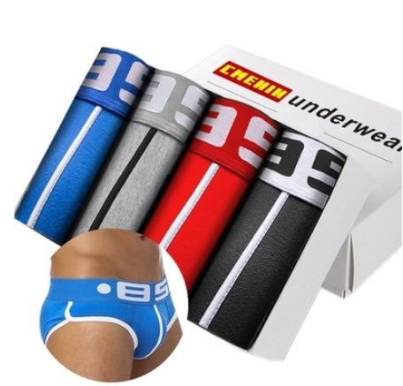 Men's Seamless Boxer Trunks - Comfortable Elastic Underwear