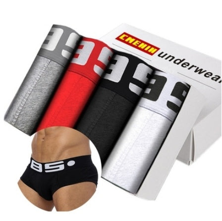 Men's Seamless Boxer Trunks - Comfortable Elastic Underwear