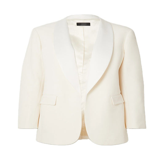 White blazer on a white background by millivan