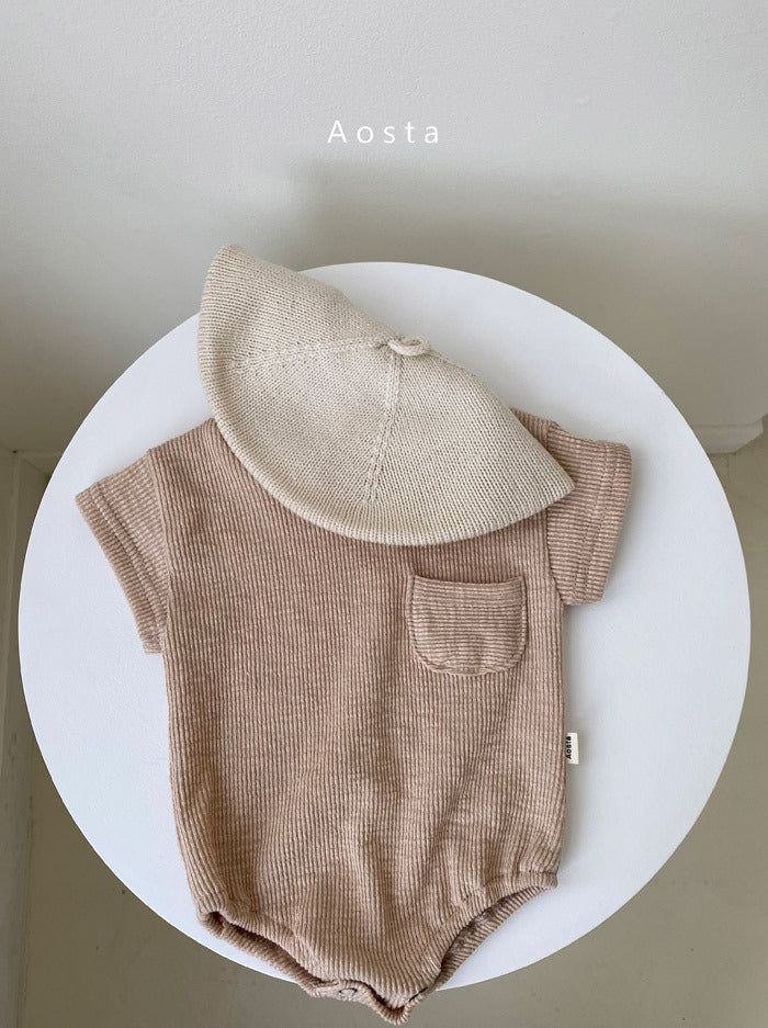 Children's Summer Clothing Set - Baby Romper & Casual Shorts