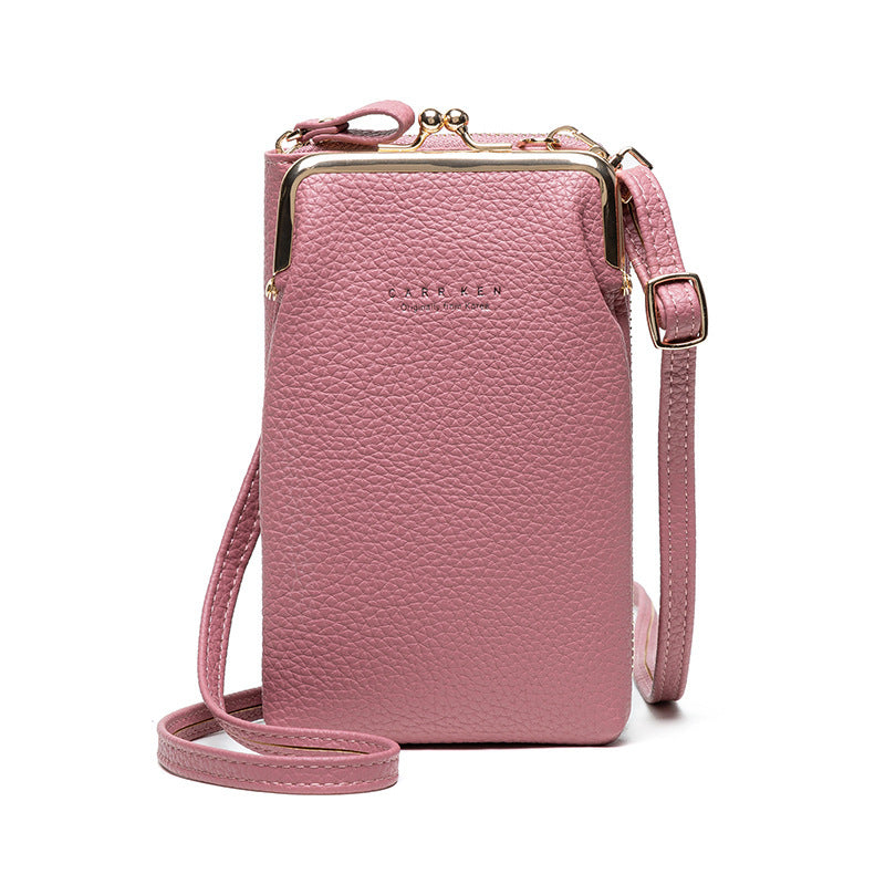 Mini Small Bag Mobile Phone Bag Fashionable Women'S Messenger Bag Coin Purse, New Small Bag Multifunctional Wallet