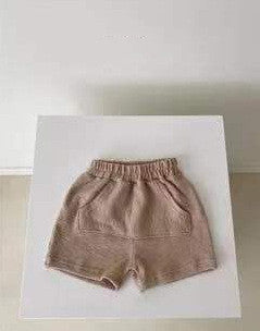 Children's Summer Clothing Set - Baby Romper & Casual Shorts