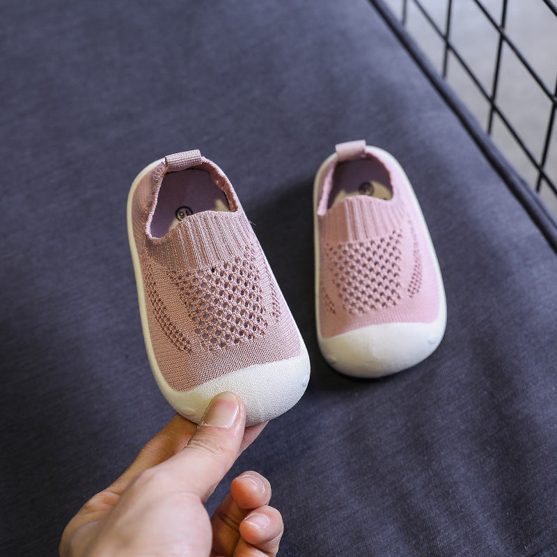 Unisex Baby Toddler Shoes - Soft Bottom Red Shoes for Toddlers