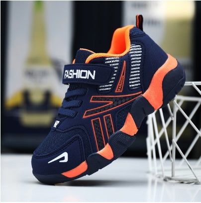 Sport Kids Sneakers Boys Casual Shoes For Children Sneakers Girls Shoes Leather Anti-Slippery Fashion Tennis Infant Menino Mesh