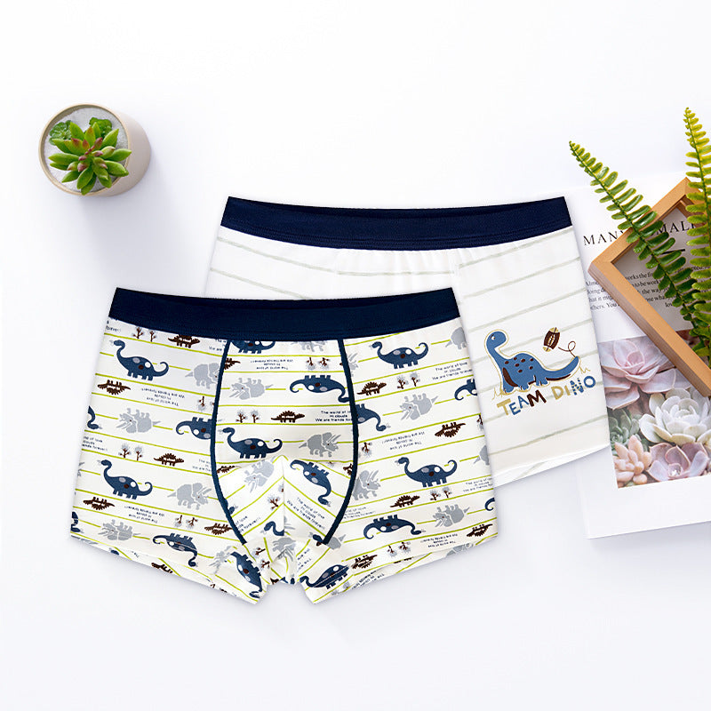Boys' Cotton Boxer Underwear - Children's Comfortable Underwear