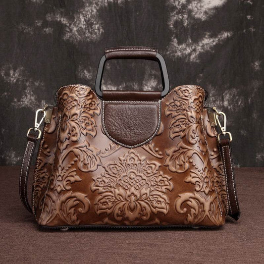Genuine Leather Handbags Fashion Messenger Bags Cowhide Handbags - Millivan supplies