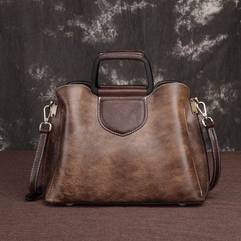 Genuine Leather Handbags Fashion Messenger Bags Cowhide Handbags - Millivan supplies