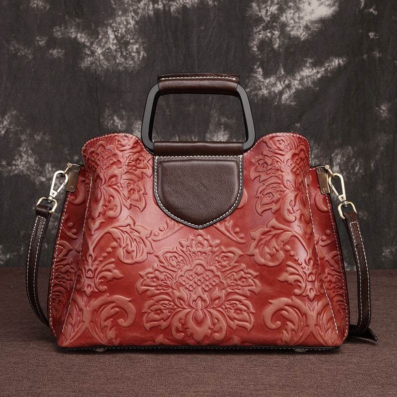 Genuine Leather Handbags Fashion Messenger Bags Cowhide Handbags - Millivan supplies