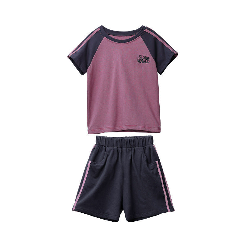 Girls Summer Suit Shorts - Purple Children's Wear Multiple Sizes