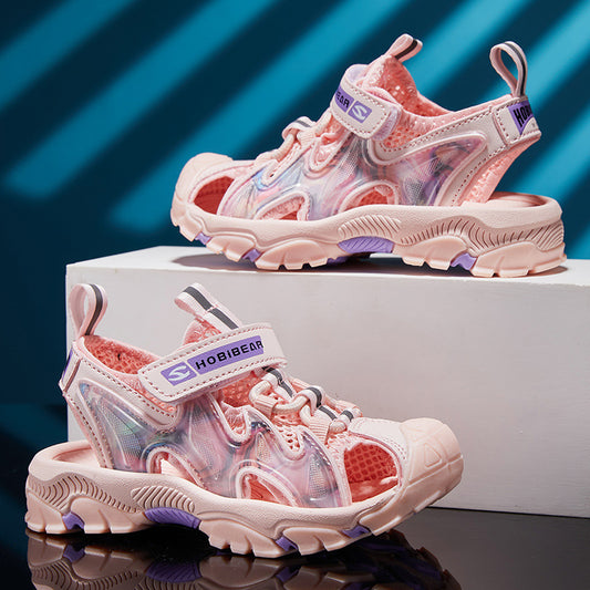 Kids' Breathable Beach Shoes - Vitality Baotou Style for Big Kids & Girls