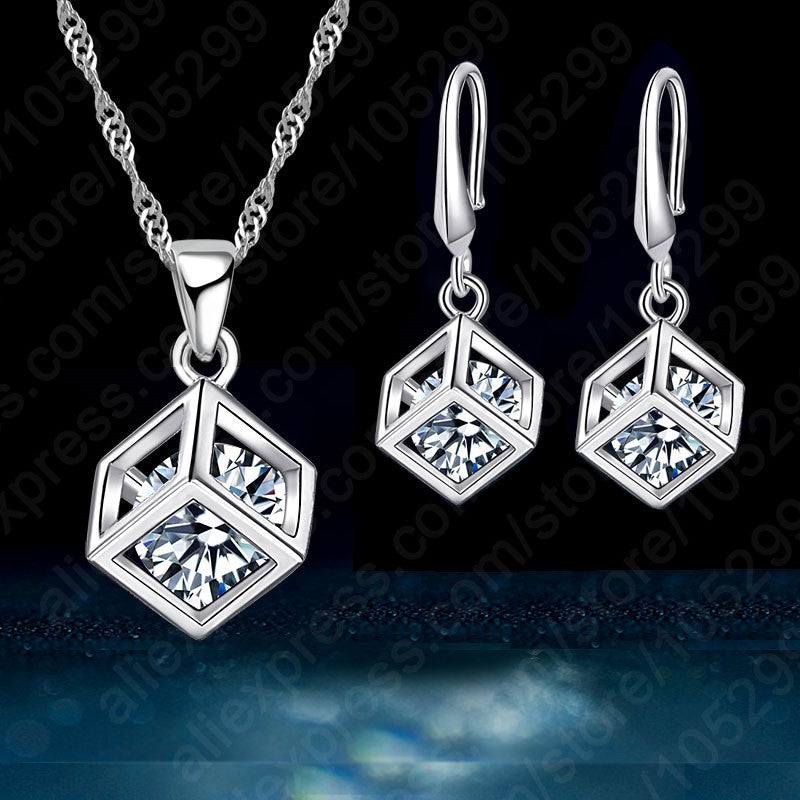 Women's Elegant Earrings and Necklace Set - Fashion Jewelry Collection