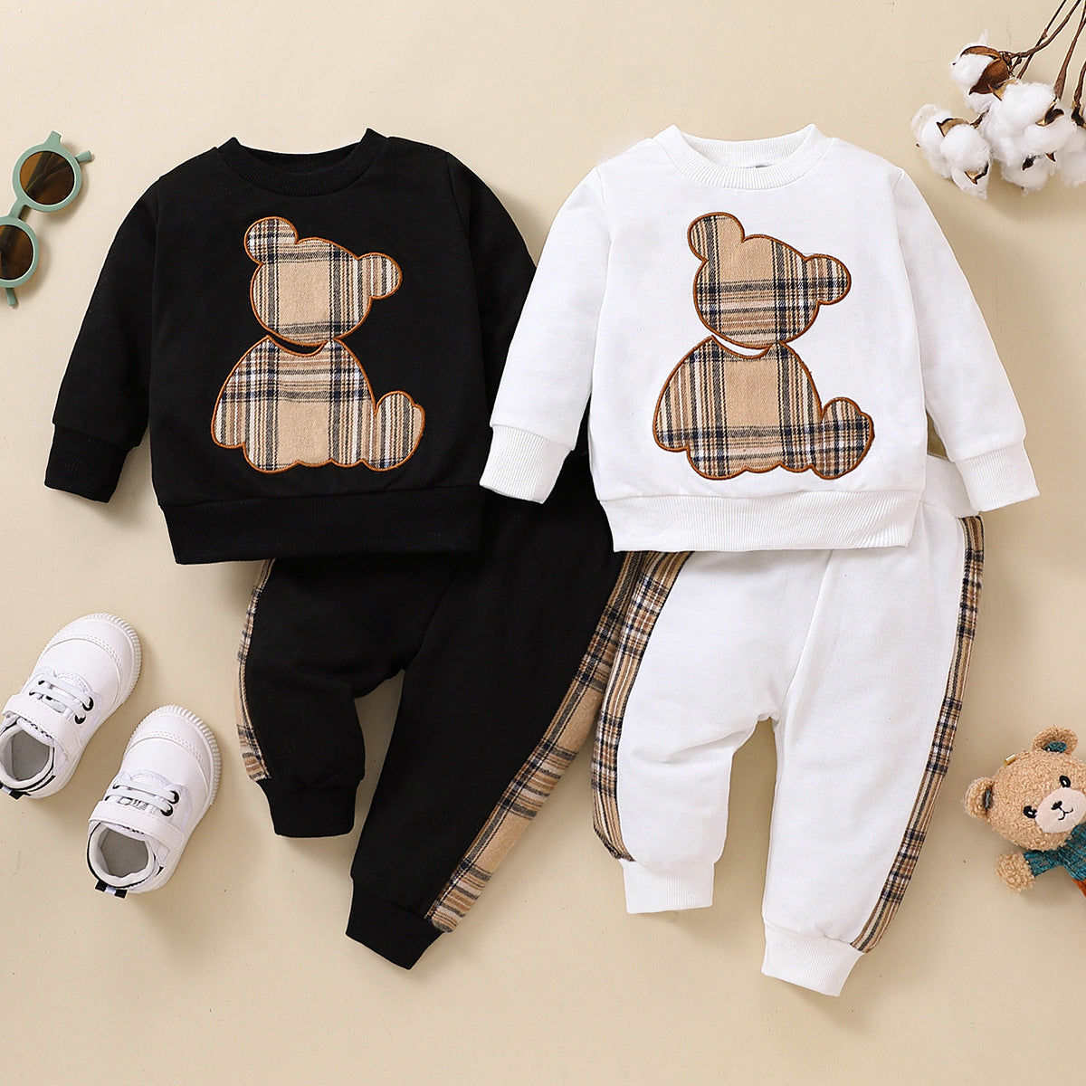 Baby Boys' Cartoon Suit Set - Infant Two-Piece Outfit 0-3 Months