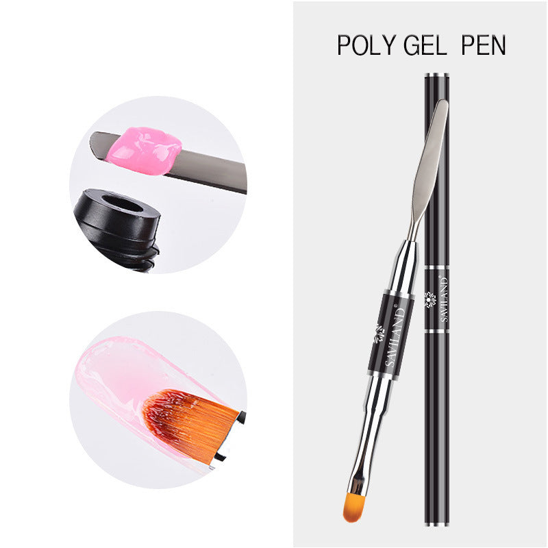 Quick Extension Crystal Gel Nail Set - Camouflage Pink 010