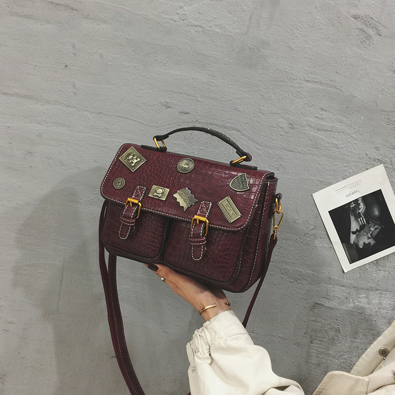 One Shoulder Messenger carrying briefcase
