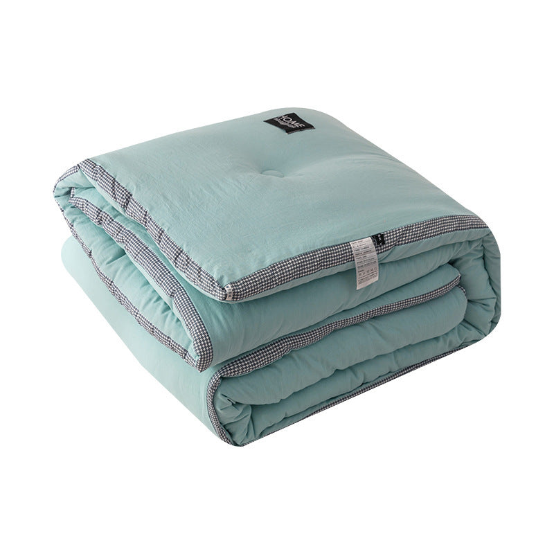 Three-dimensional Washed Cotton Spring And Autumn Quilt Single Student - Ginger Sleep Aid