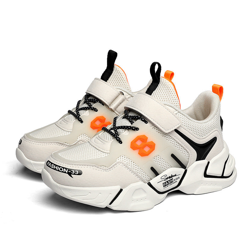 Boys' Mesh Breathable Sneakers - Children's Daddy Style Shoes