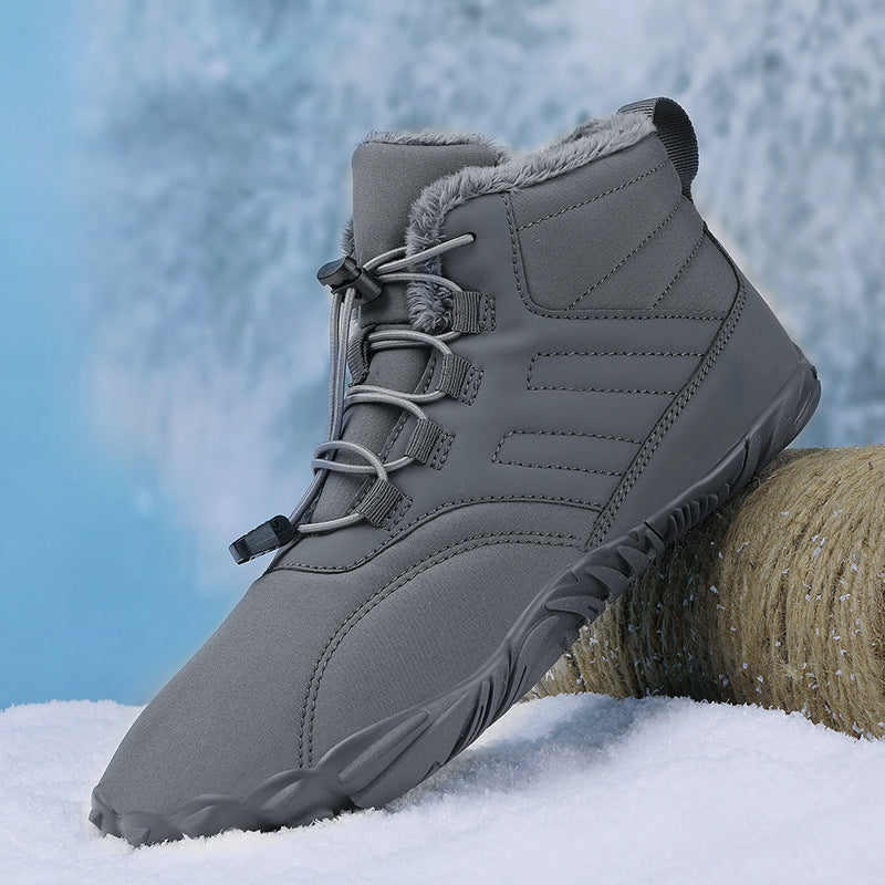 Unisex Winter Outdoor Boots - Adult Men Women Warm Slip-On Sports Shoes