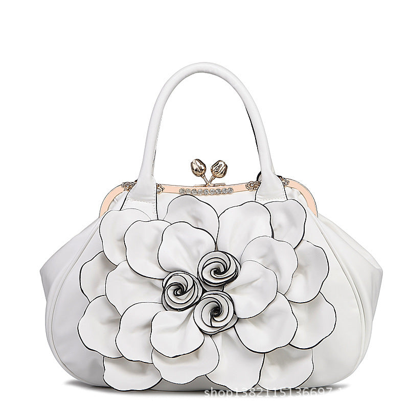 Lady Flower Leisure Bag Fashionista Sweet Fashion Handbags - Korean Style