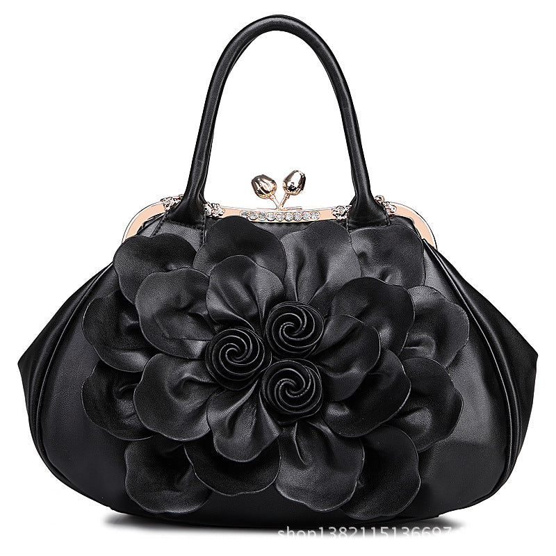 Lady Flower Leisure Bag Fashionista Sweet Fashion Handbags - Korean Style