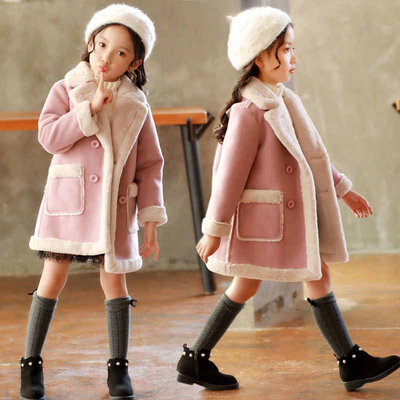 Winter Children's Clothing - Blue Color Multiple Sizes Kids Girls