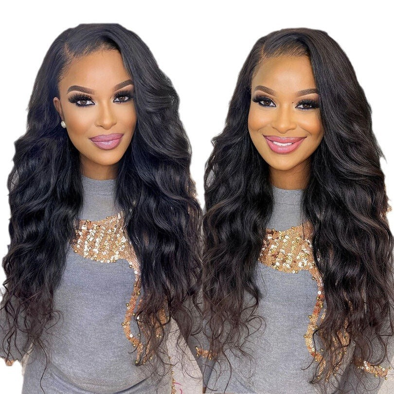 Women's Long Curly Big Wave Wig - Chemical Fiber Full Head Multiple Colors & Lengths