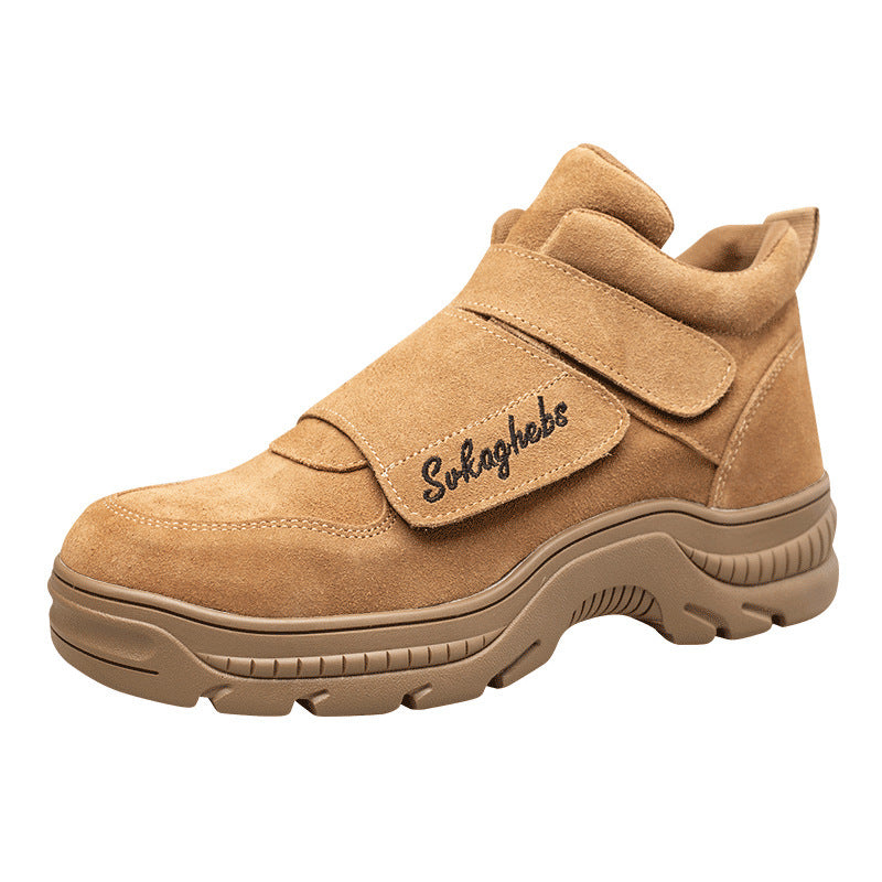 Cowhide Safety Shoes Work Boots - Industrial Steel Toe Protection Footwear