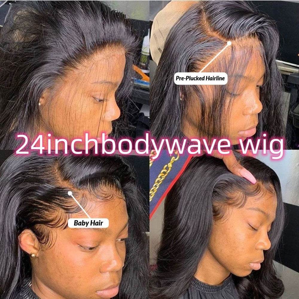 360 Full Lace Frontal Body Wave Human Hair Wigs - Millivan supplies